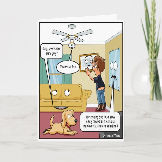 Je ne suis pas un fan Punny carte d'anniversaire (Devant)