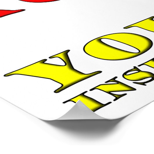 Je ne suis pas un Poster rigolote (Coin)