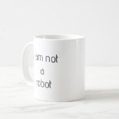 je ne suis pas un robot mug (Devant gauche)