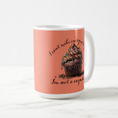 Je ne suis pas une Mug de Café Cupcake (Devant droit)