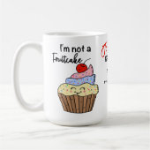 Je ne suis pas une tasse à café sur mesure à gâtea (Gauche)