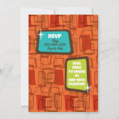 Je ne suis pas vieux Je suis Invitations du Parti  (Dos)