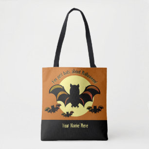 Je ne suis que chauves-souris sur le sac à épaule 
