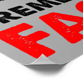 Je ne tiens pas Grudges Funny Poster Signe (Coin)