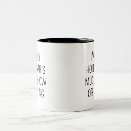 JE NE TIENS QUE CE MUG POUR MONTRER MON ANNEAU (Centre)