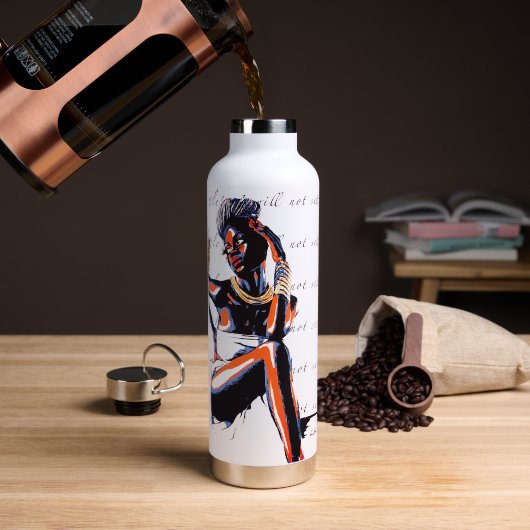 "Je Ne Vais Pas M'Installer !" - Bouteille D'Eau (Café)