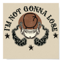 Je ne vais pas perdre Posters & Prints art design