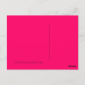 Je n'étais jamais vrai à vous carte postale (Dos)