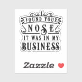 JE NEUS GEVONDEN STICKER (Vel)