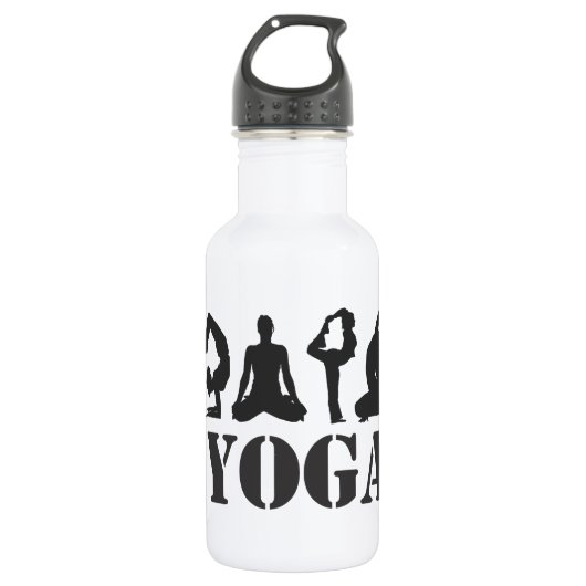 Je nieuwe Yoga-fles! Waterfles (Voorkant)