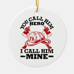 Je noemt hem Hero ik noem hem mijn vrouw. Keramisch Ornament