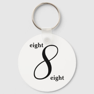 Je nummer sleutelhanger