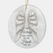 Je ogen waren klaar... onze harten waren niet gede keramisch ornament (Links)