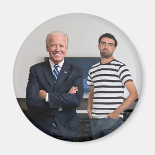 Je ontmoette President Joe Biden Foto toevoegen Magneet