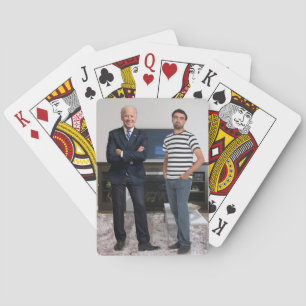 Je ontmoette President Joe Biden   Foto toevoegen Pokerkaarten