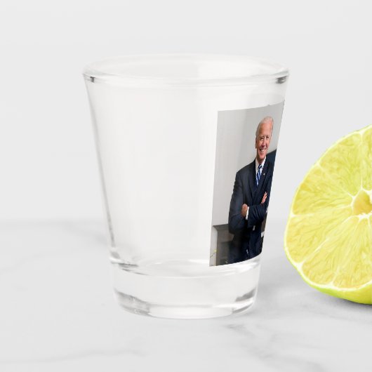 Je ontmoette President Joe Biden | Foto toevoegen Shot Glas (Links)