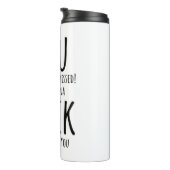 Je ontsnapt, vertrekt thermosbeker (Geroteerd rechts)