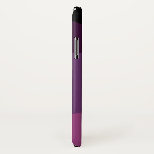 Je overlappende initialen | Modern paars & roze Case-Mate iPhone Case (Achterkant / rechts)