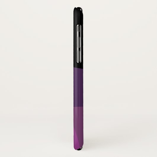 Je overlappende initialen | Modern paars & roze Case-Mate iPhone Case (Achterkant/links)