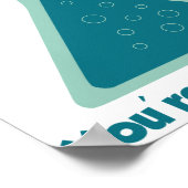 Je overreageert op Chemistry Science Beaker Poster (Hoek)