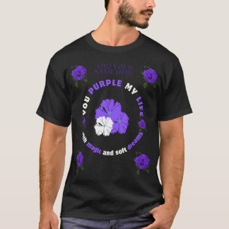 Je paarse mijn leven t-shirt