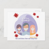 Je Parle Bénédiction Sur Vous - Carte Postale (Devant / Derrière)