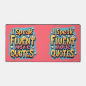 Je Parle Citations De Film Fluent Retro Pop Art (Recto)