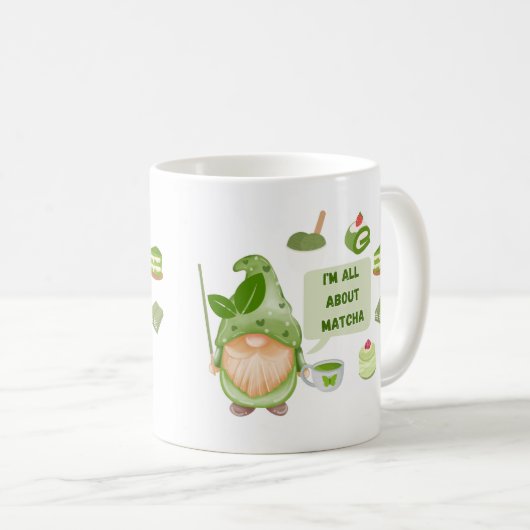 Je parle de matcha Mug (Devant droit)