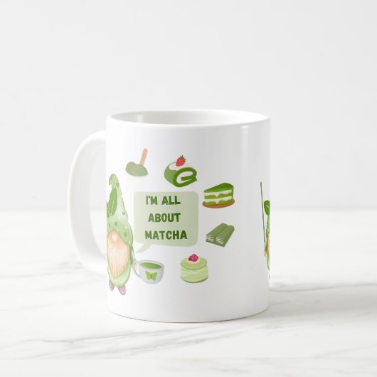 Je parle de matcha Mug (Devant gauche)