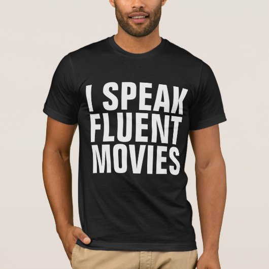 JE PARLE DES T-shirts FILMS FLUENTS (Devant)
