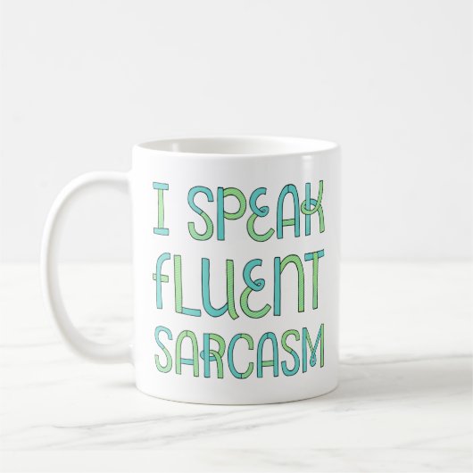 Je Parle Fluent Sarcasm Mug (Gauche)
