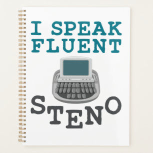 Je parle Fluent Steno Court Reporter Stenographer