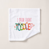 Je parle Fluent Toddler - Maman, Garderie Enseigna (Gant de toilette)