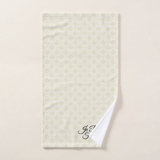 Je Parle Francais Ik spreek Frans wijnglas Bad Handdoek (Handdoek)