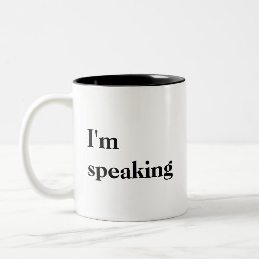 Je parle - Kamala Harris Mug (Gauche)