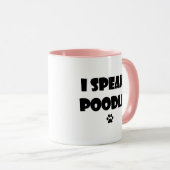 Je parle la tasse de caniche (Devant droit)