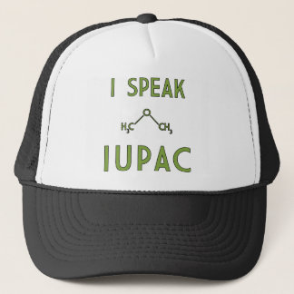 Je parle le casquette de camionneur d'IUPAC