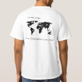 Je parle le T-shirt de lumière du football (Dos)