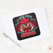 Je parle Stickers Carré classique de Sarcasme flue (Enveloppe)