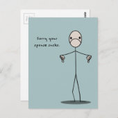 Je partner is klote briefkaart (Voorkant / Achterkant)