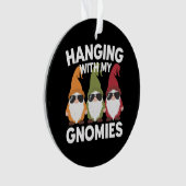 Je Passe Avec Mes Gnomies Drôle Gnome De Jardin (devant)