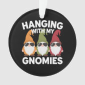 Je Passe Avec Mes Gnomies Drôle Gnome De Jardin (devant)