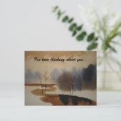 Je pense à toi... Ami carte postale (Debout devant)