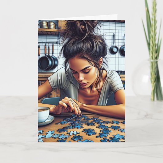 Je Pense À Vous. | Carte d'amitié (Devant)