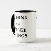 Je pense et je fais la tasse de choses à partir (Devant gauche)