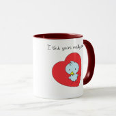 Je pense que vous êtes tasse douce (Devant droit)