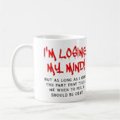 Je Perds La Tête Mug Drôle (Gauche)