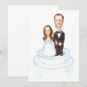 Je persoonlijke Kate/William Wedding Invitation Kaart (Voorkant / Achterkant)