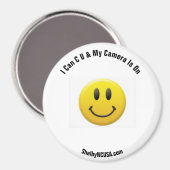 Je Peux C U & Mon Appareil Photo Est Sur Magnet (Recto/Verso)