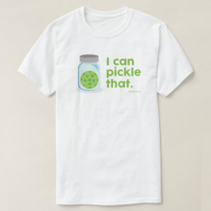 "Je peux coller ça" T-shirt Pickleball